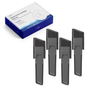 respwellness 4 filter cartridges and 4 check valves，replacement cartridge filter kit for sc 2